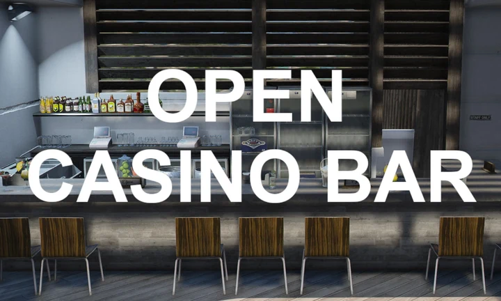 Открытый бар у бассейна Diamond Casino