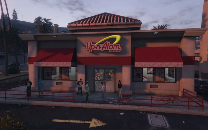 Up-n-Atom Burger в Вайнвуде [MLO] [Add-On SP / FiveM]