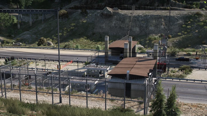 Пограничный пункт в Грейпсиде [YMAP / FiveM]
