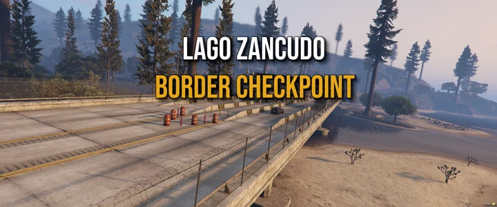 Пограничный КПП Lago Zancudo [YMAP / FiveM]