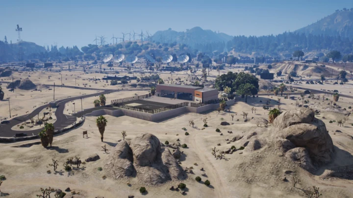Вертолётная площадка Sandy Shores [Menyoo | Map Builder]