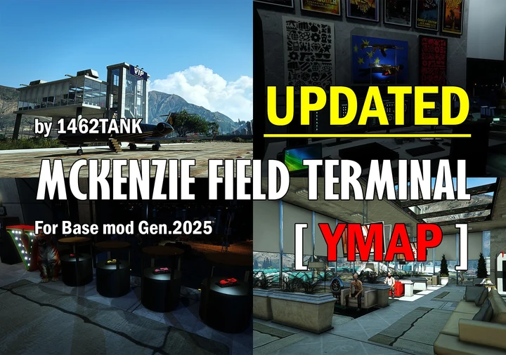 Терминал 1 аэродрома Маккензи для BaseGen.2025 [YMAP / Лор]