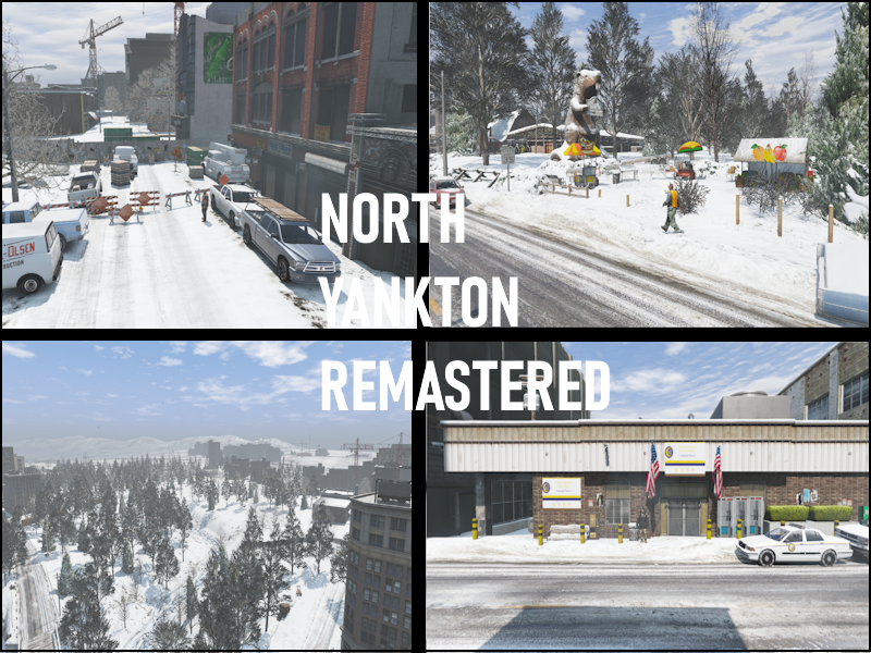 Project Los Santos 2025: обновленный North Yankton с лесом [YMAP / Menyoo]