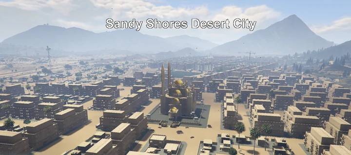 Пустынный город в Sandy Shores [Add-On SP / FiveM]