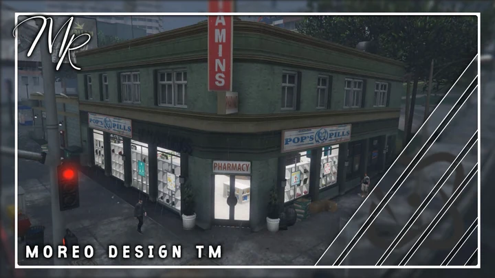 [MLO] Аптека Pop's Pills в центре города [SP Add-On / FiveM]
