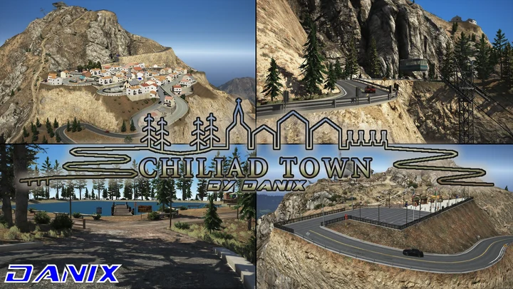 DNX Chiliad Town - новый город и дороги на горе Чилиад