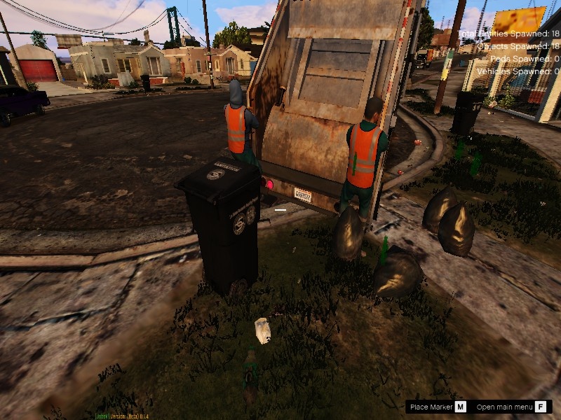 Мусорные контейнеры San Andreas TrashMaster [Menyoo]
