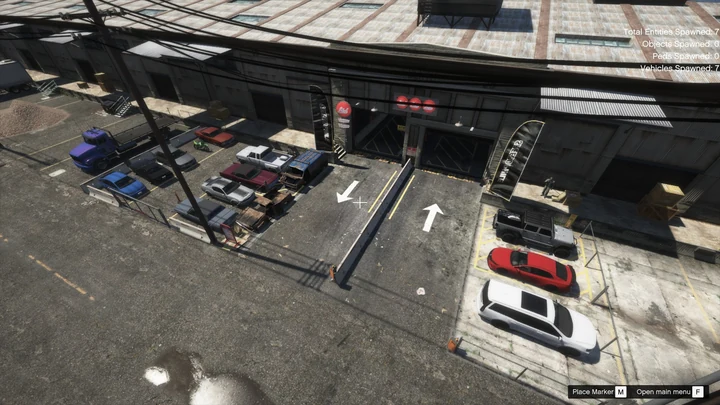 Гараж в порту Los Santos [Мастерская | Автостанция]