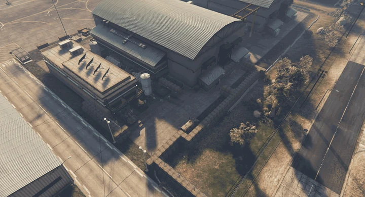 Передовая оперативная база в Fort Zancudo [YMAP | FiveM]