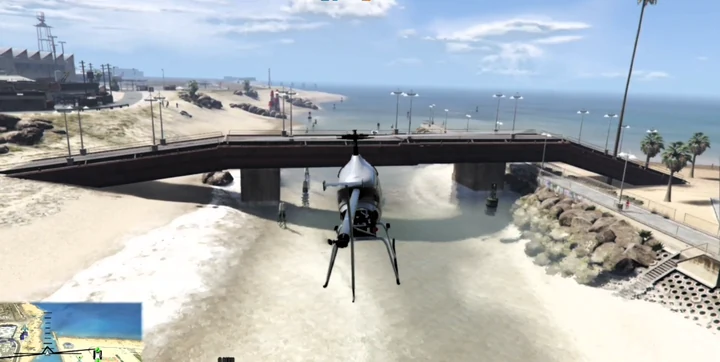 Мост от LSIA до Vespucci Beach [XML и YMAP]