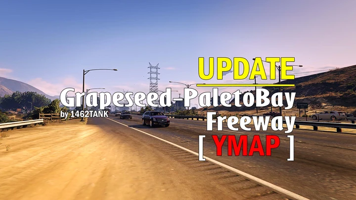 Обновлённая трасса от Grapeseed до Paleto Bay [Add-On / YMAP]