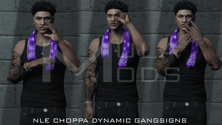Динамические жесты банды NLE Choppa