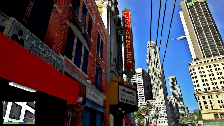 Преобразование театра Лос-Сантоса в Hollywood / Los Angeles