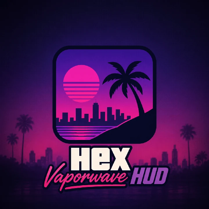Интерфейс Hex Vaporwave
