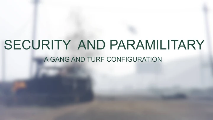 Охранные и военизированные группировки для Gang and Turf