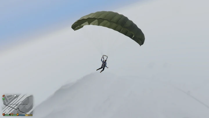 Парашют в стиле PUBG