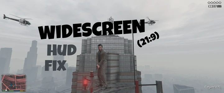Исправление HUD для широкого экрана 21:9
