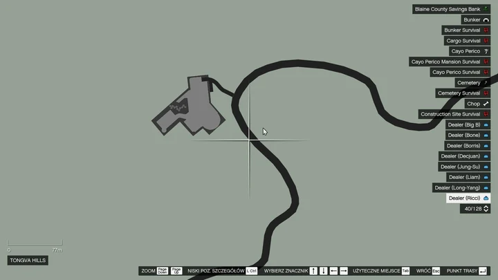 Цветная карта вилл A Safehouse in the Hills в стиле Gen7