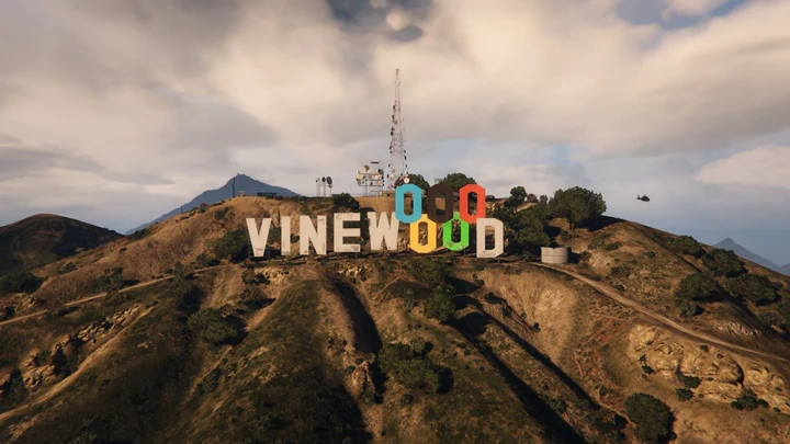 Вывеска Олимпийских игр Vinewood 2028