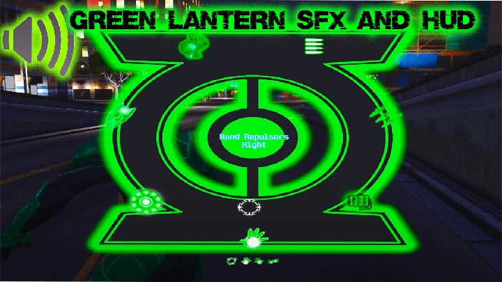 Звуки и HUD Green Lantern 3.0