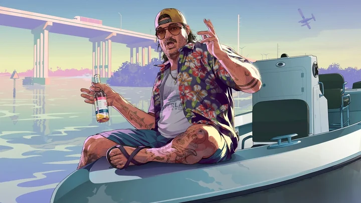 Экран загрузки в стиле GTA 6