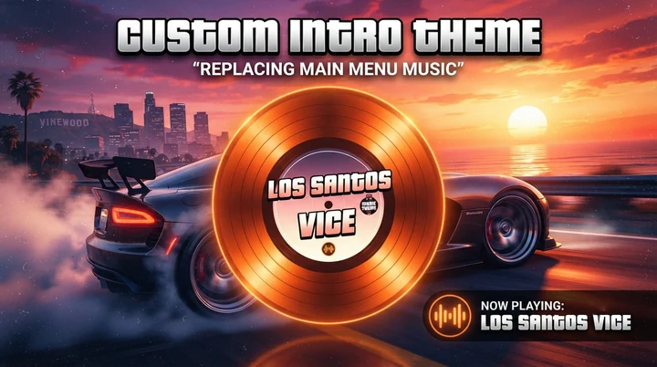 Пользовательская вступительная тема GTA V: Los Santos Sunset