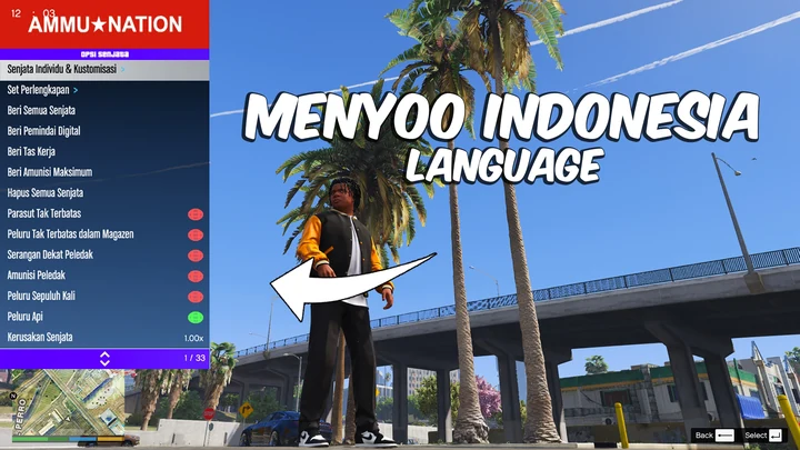 Индонезийский язык для Menyoo