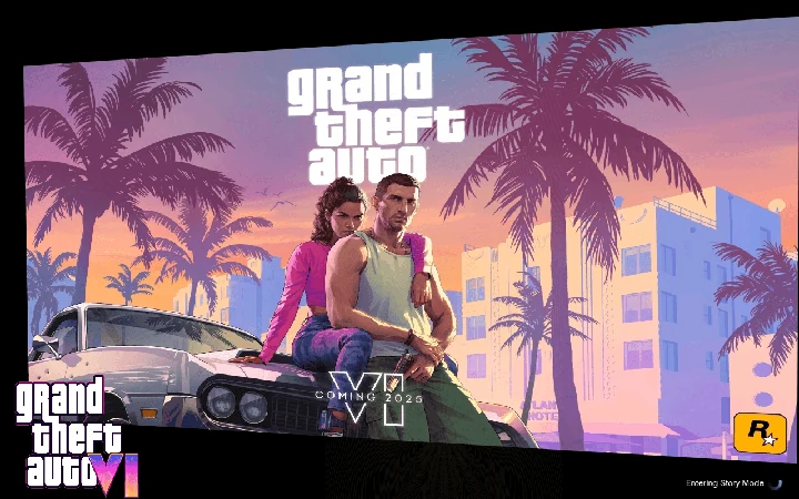 Заставка GTA 6 с логотипом и экраном загрузки [OIV / ручная установка]