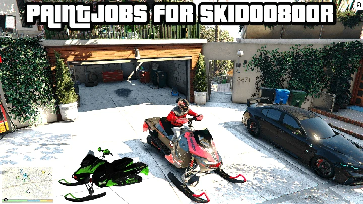 Новые окраски для Ski-Doo 800R