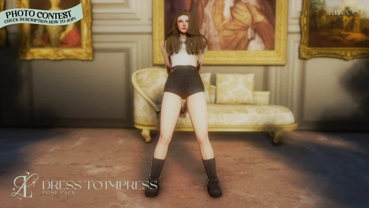 Набор поз Dress To Impress