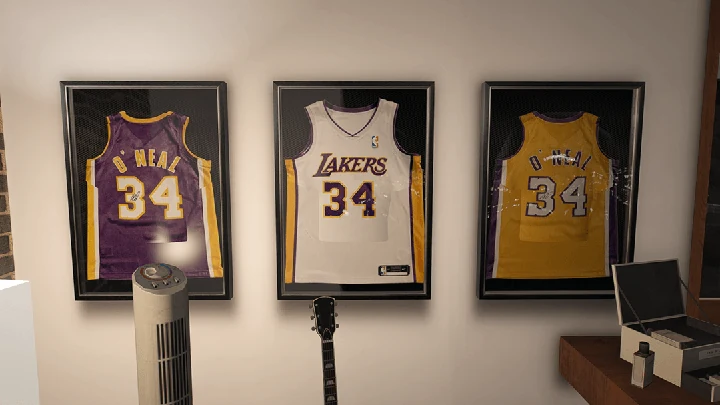 Настенные джерси Shaquille O'Neal Lakers