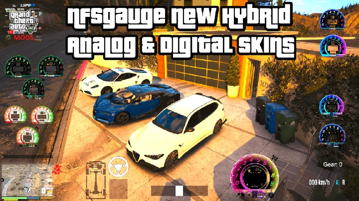 Новые гибридные оформления NFSgauge