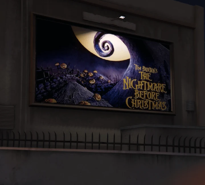 The Nightmare Before Christmas - билборды и ретекстур Weazel Morningwood