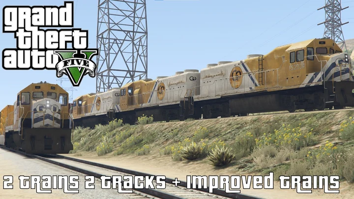 2 Trains 2 Tracks с поддержкой Improved Trains