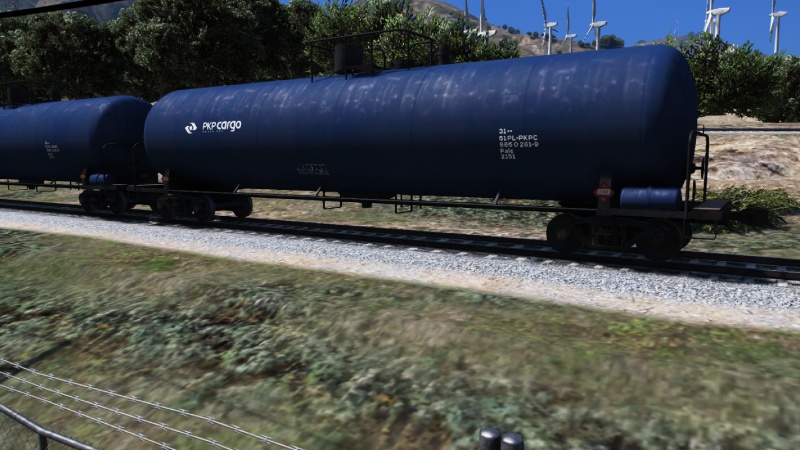 Ливрея PKP Cargo для вагона-цистерны [FiveM Ready]