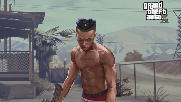 Экран загрузки XXXTentacion