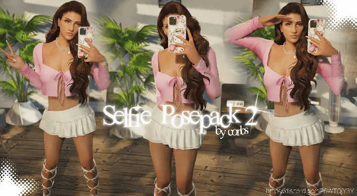 Набор поз для селфи №2