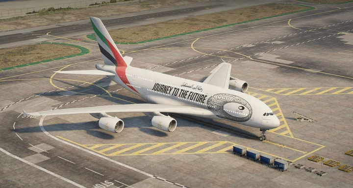 Ливрея Emirates A380-800 Journey to the Future, Museum of the Future