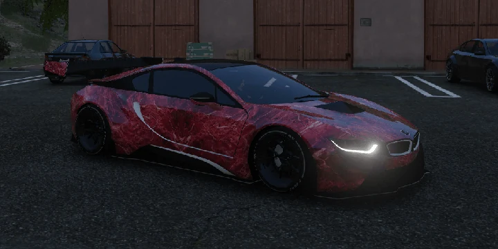 Мраморные ливреи для BMW i8 Coupe [8 вариантов]