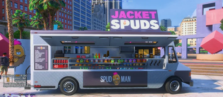 Ливрея фургона Spud Man Taco Truck