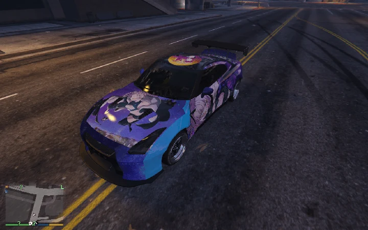 [Itasha] Nissan GT-R Spec-V Pandem «Nazuna - Call of the Night»