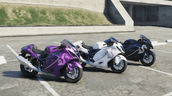 Набор ливрей Dragon для Suzuki Hayabusa 2023/2024