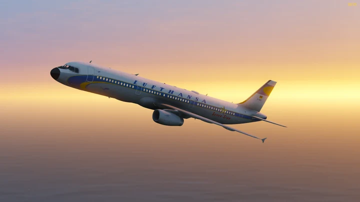 Юбилейная раскраска Lufthansa Retro Superstar для Airbus A321