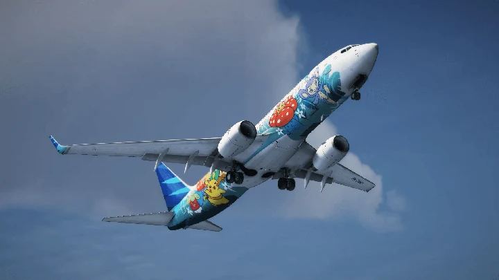 Большой набор ливрей Garuda Indonesia для Boeing 737-800