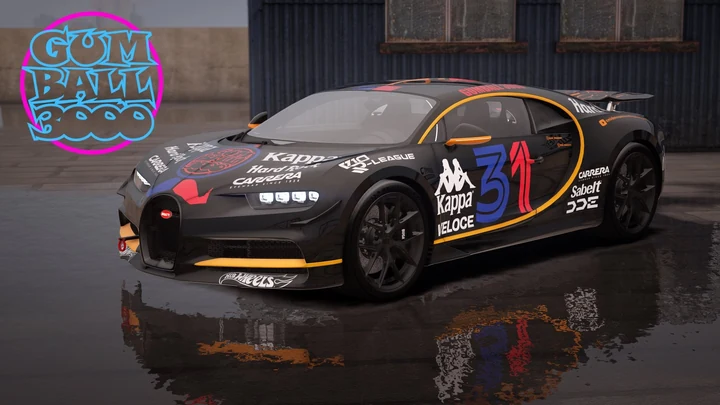 Ливрея Gumball 3000 для Bugatti Chiron Sport