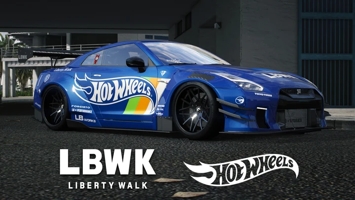 Ливрея Hot Wheels для Nissan GT-R Liberty Walk 2019