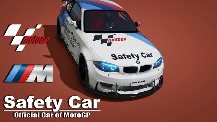 Ливрея автомобиля безопасности MotoGP для BMW 1M