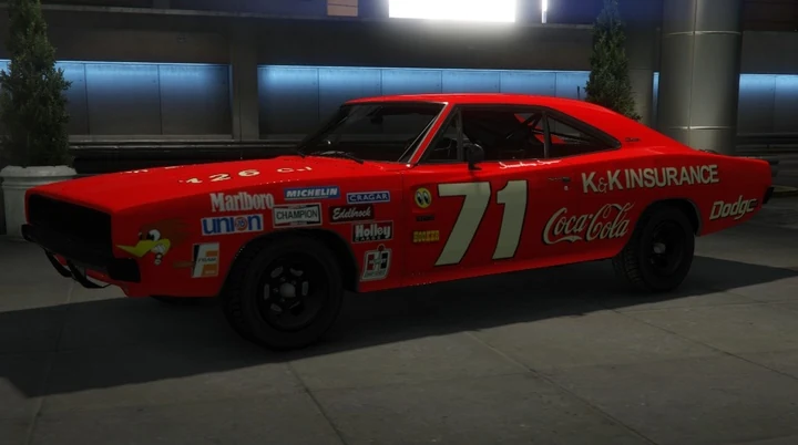 Ливрея Bobby Isaac K&K Insurance для Dodge Charger 1969 от Ohi