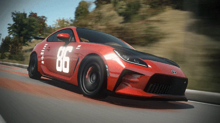 Концептуальная ливрея MF Ghost для Toyota GR86