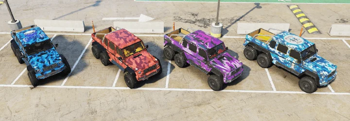 Набор бандитских ливрей для Mercedes-Benz G63 AMG 6x6